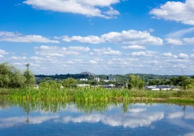 Uitzicht natuurbegraafplaats Eygelshof