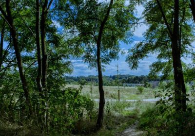 zij-ingang Natuurbegraafplaats Eygelshof, foto's natuurgebied