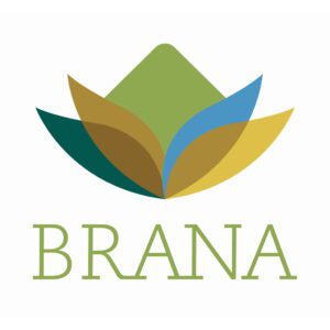 Logo Brana (Branchevereniging voor natuurbegraafplaatsten in Nederland). 