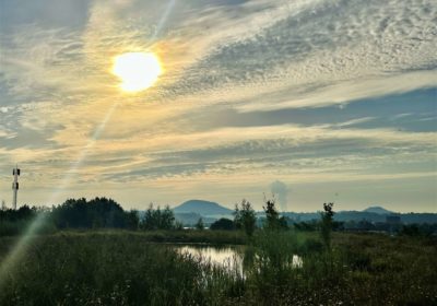 Natuurbeheer; uitzicht op Duitse mijnsteenbergen