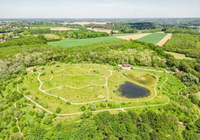 Drohnenaufnahme Eygelshof, Vorteile einer natürlichen Bestattung, natur