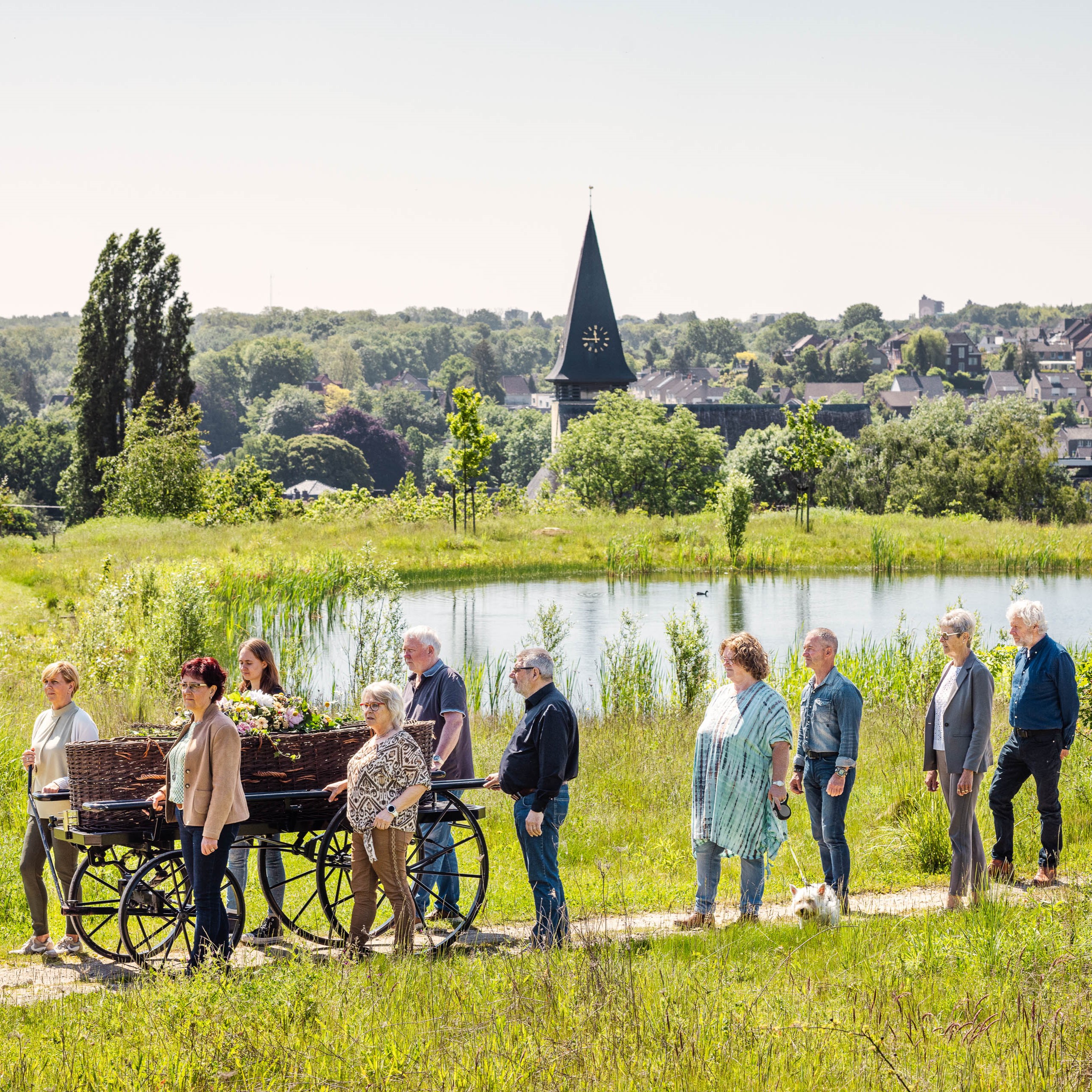 Uitvaart in scène