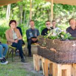 Ceremonie onder de tent